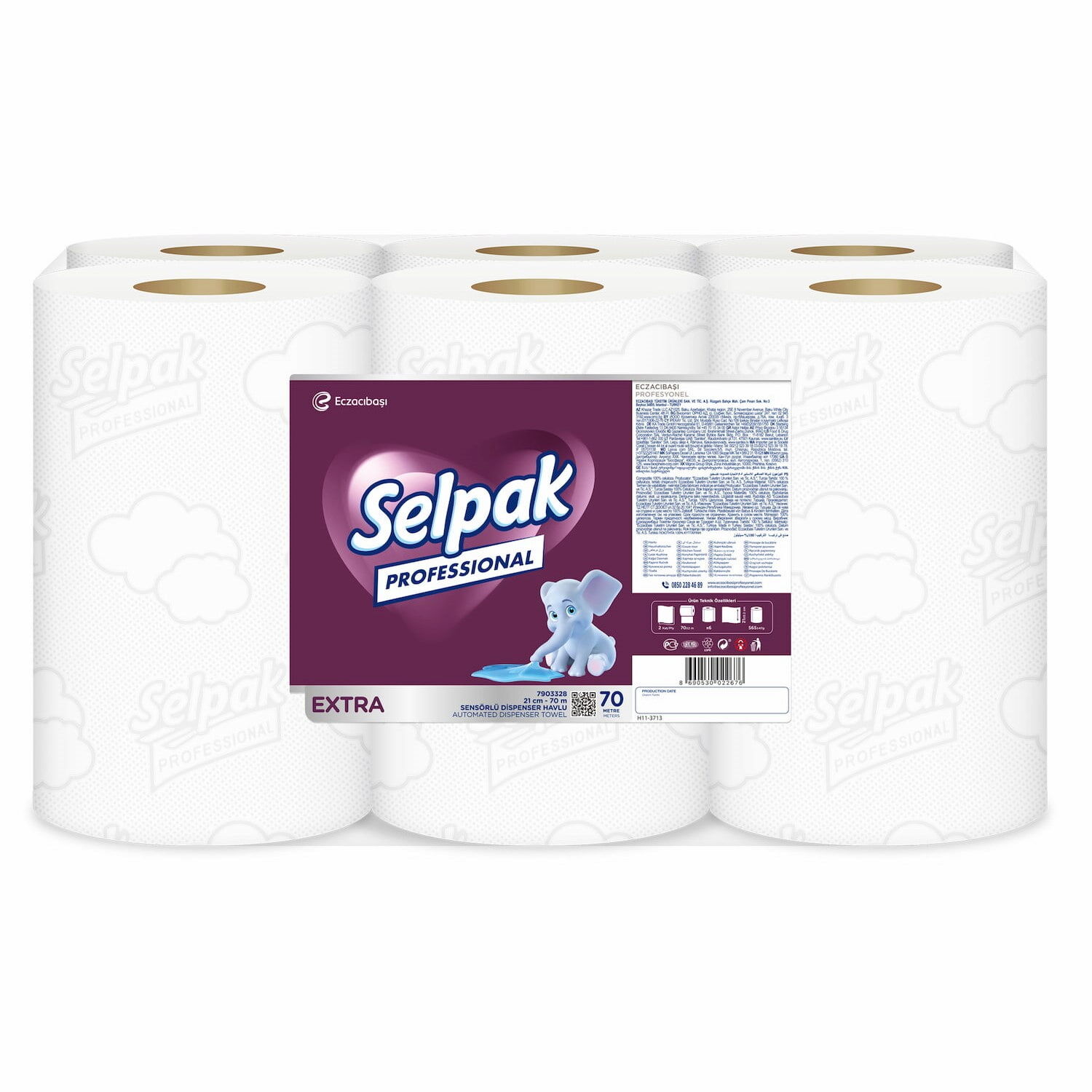Selpak Professional 21 Cm Makine Havlusu 70 Mt